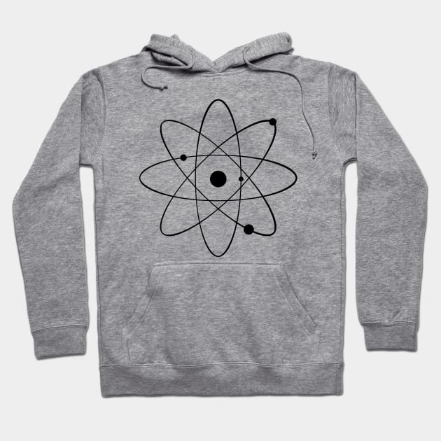 The Atom (icon symbolizes the atom in black) - ORENOB Hoodie by ORENOB